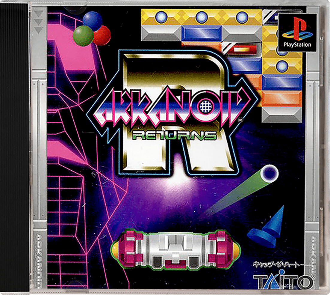 Arkanoid Returns box art for Playstation